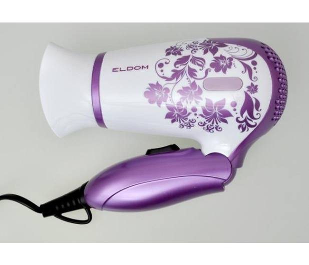 Eldom Suszarka do włosów HT99 1400W biało-fioletowa - 281596 - zdjęcie 3